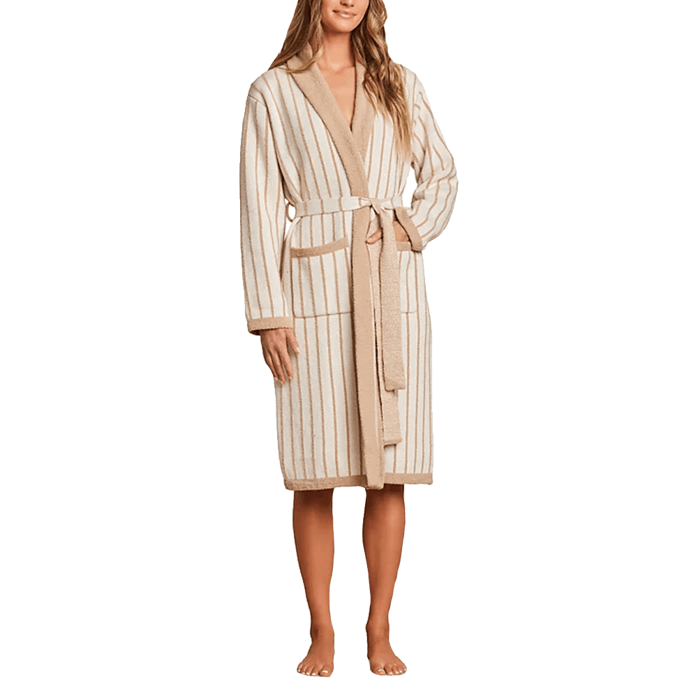 CozyChic® Cotton Pinstripe Robe - Media 1