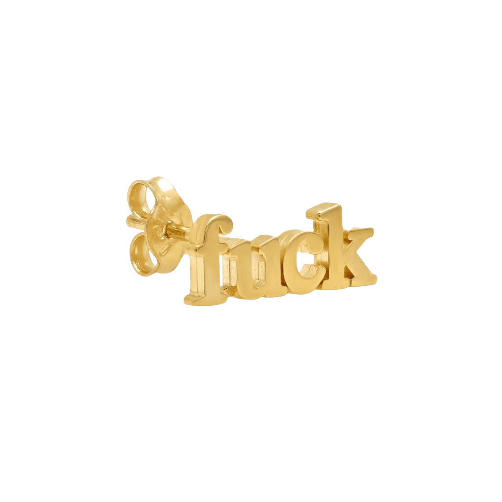 F*ck Earring Stud - Media 2