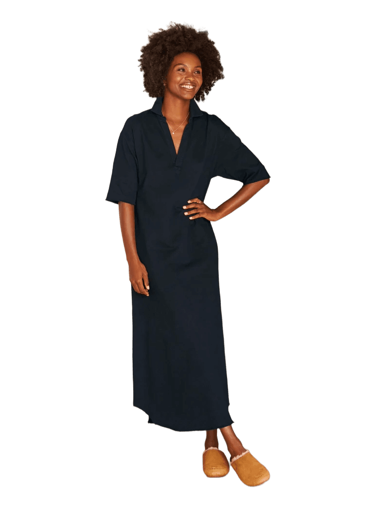 The Emma Popover Henley Maxi Dress - Media 1