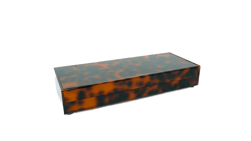 Tortoise Shell Pill Organizer Box - Media 1