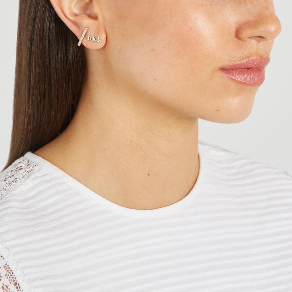 F*ck Earring Stud - Media 3