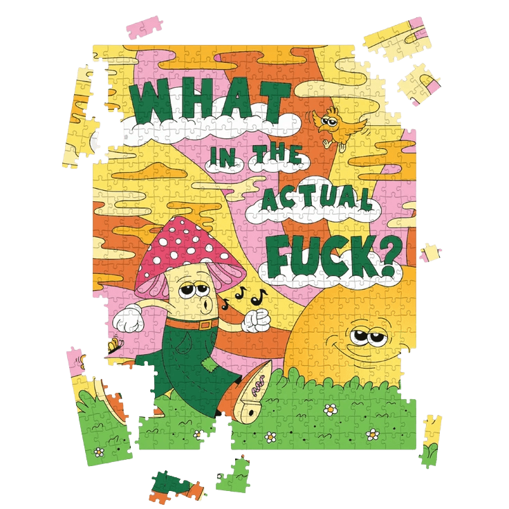 What In The Actual F*ck 500 Piece Jigsaw Puzzle