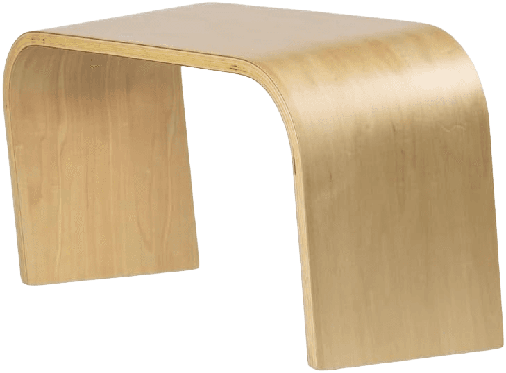 Wooden Maple Toilet Foot Stool