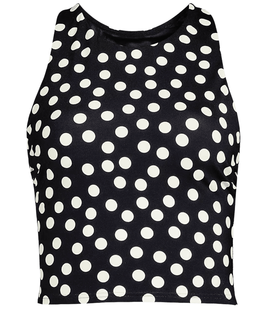 High Neck Racerback Midkini Top - Media 1