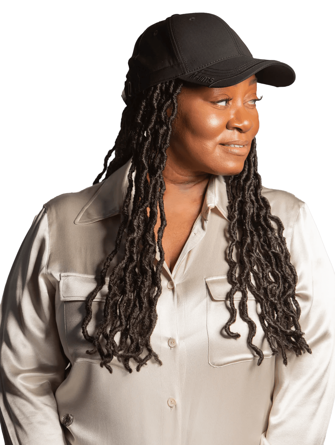 Kimmie Cap Faux Loc Wig - Media 1