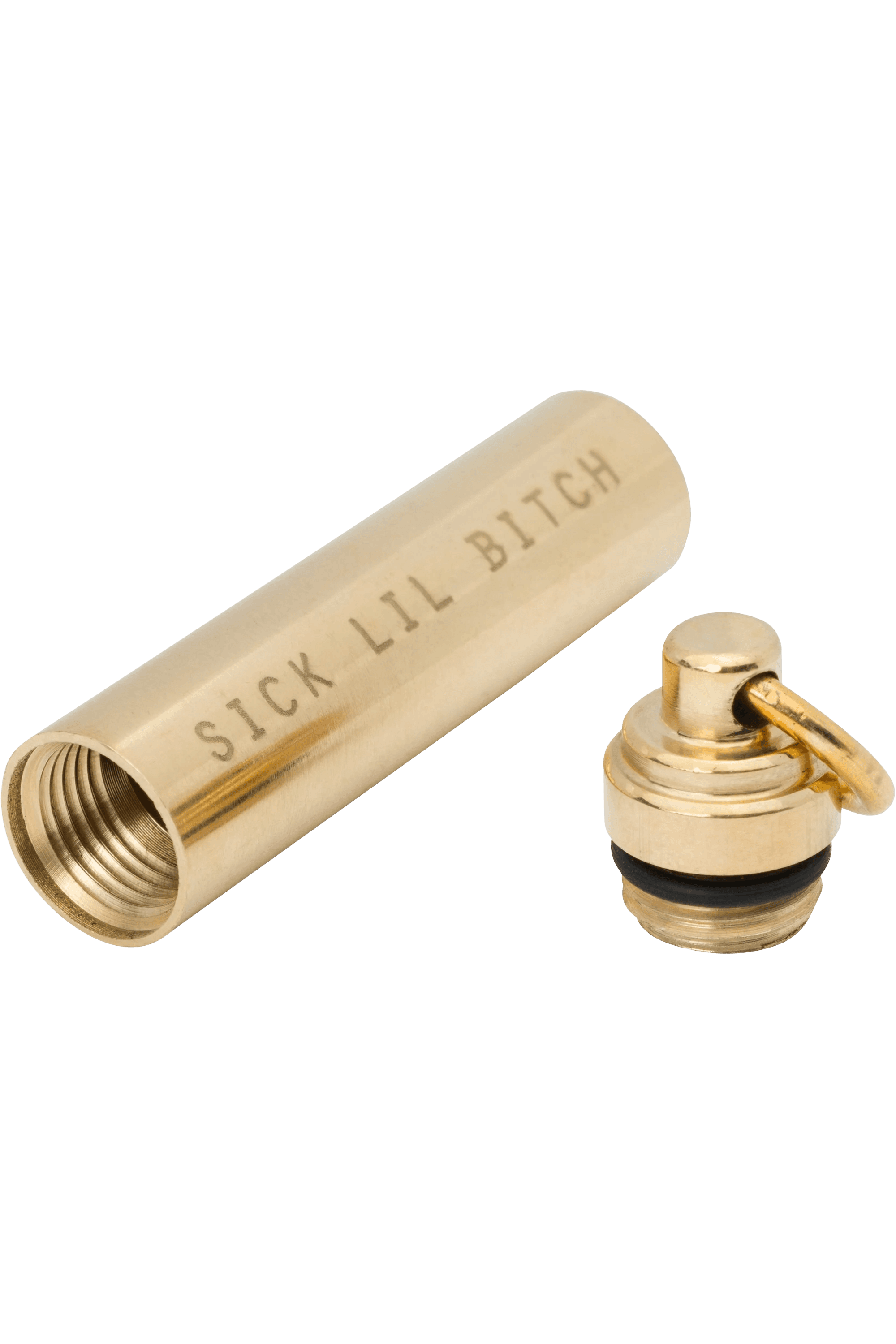 “SICK LIL B*TCH” Pill Holder Keychain - Media 2