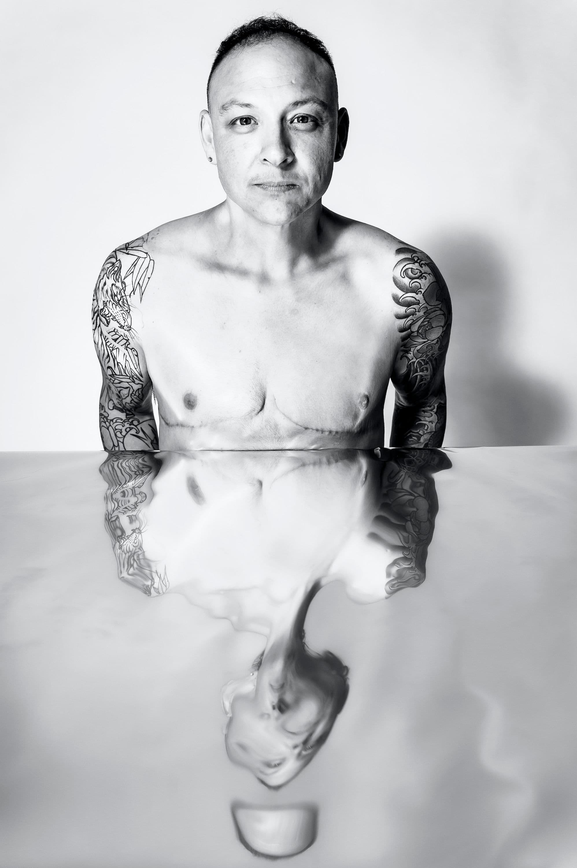 Ash Davidson trans cancer advocate.