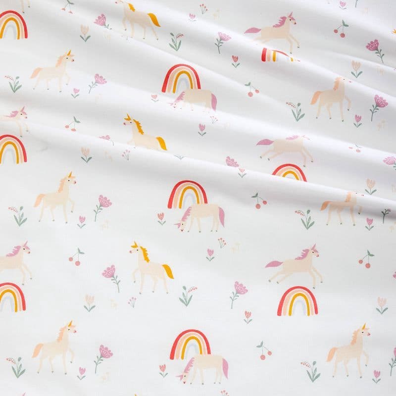 Unicorn Cotton Sheet Set - Media 2