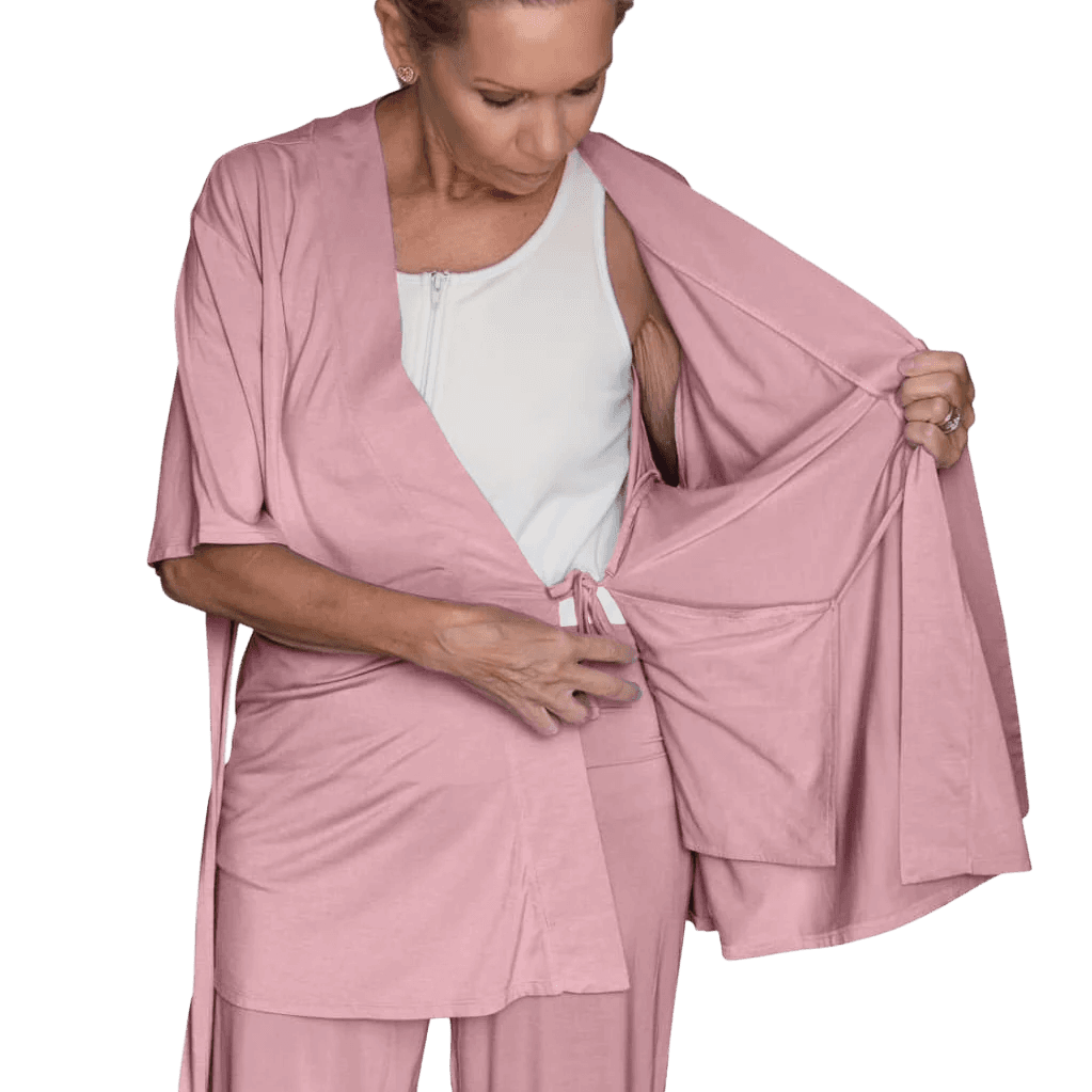 Home Recovery Short Sleeve Pajamas - Media 3